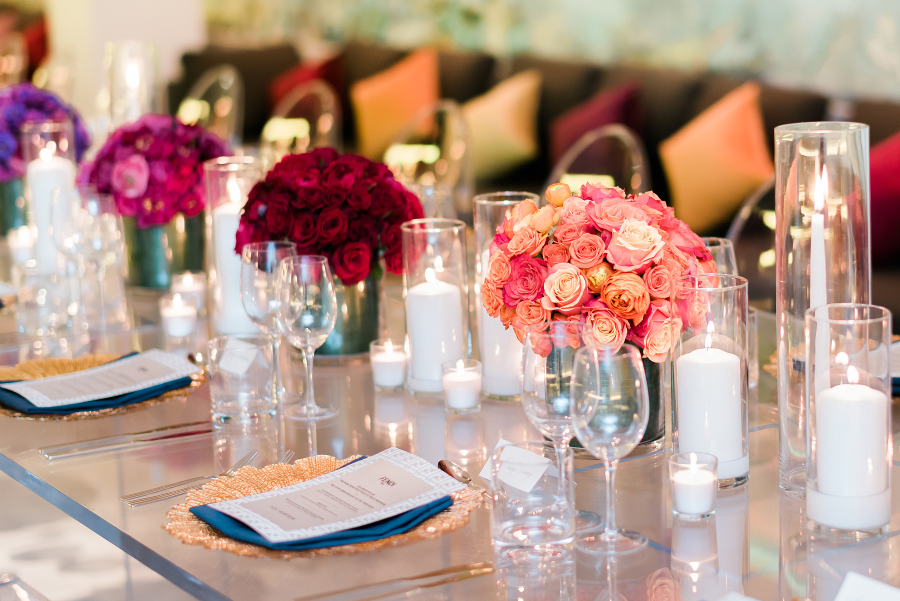 monochromatic tablescape