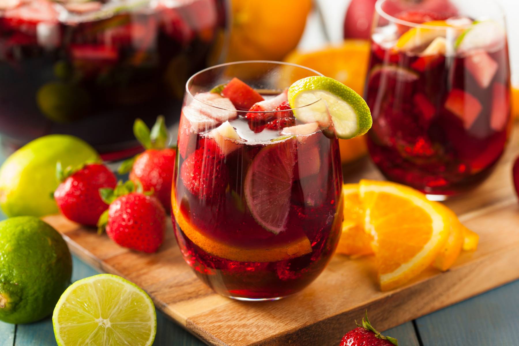 DIY Sangria Wedding Bar