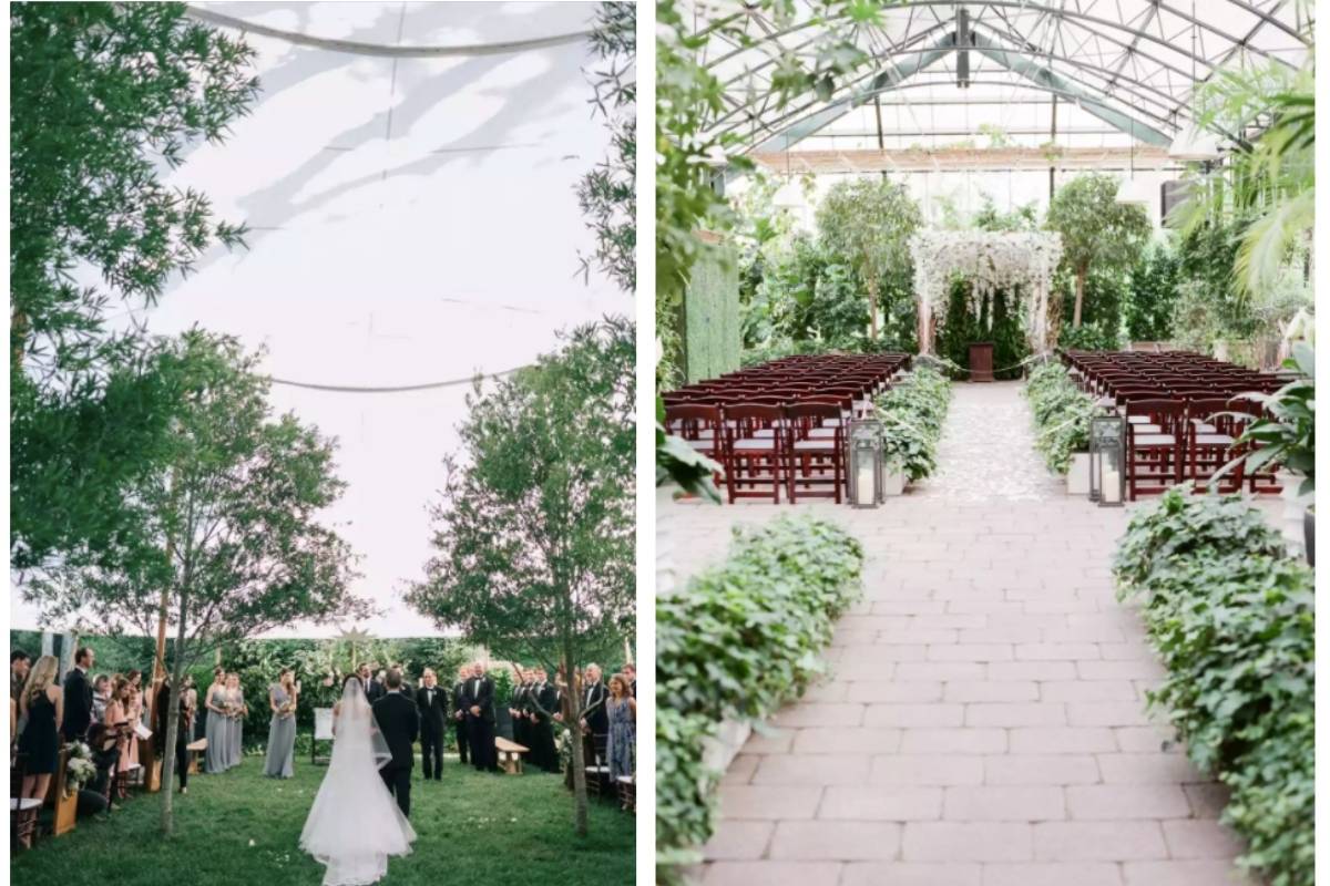 Wedding Entrance Aisle Decor 