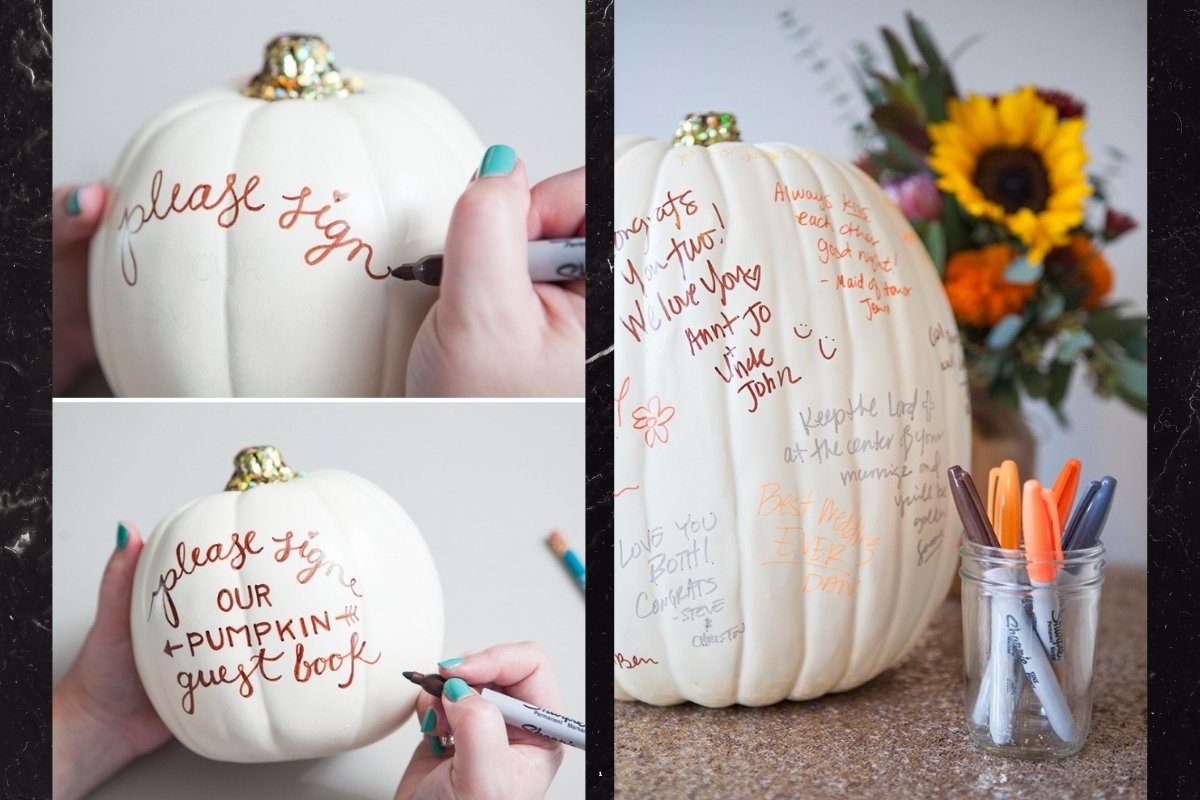 DIY Halloween Wedding Ideas: Tips - pumpkin