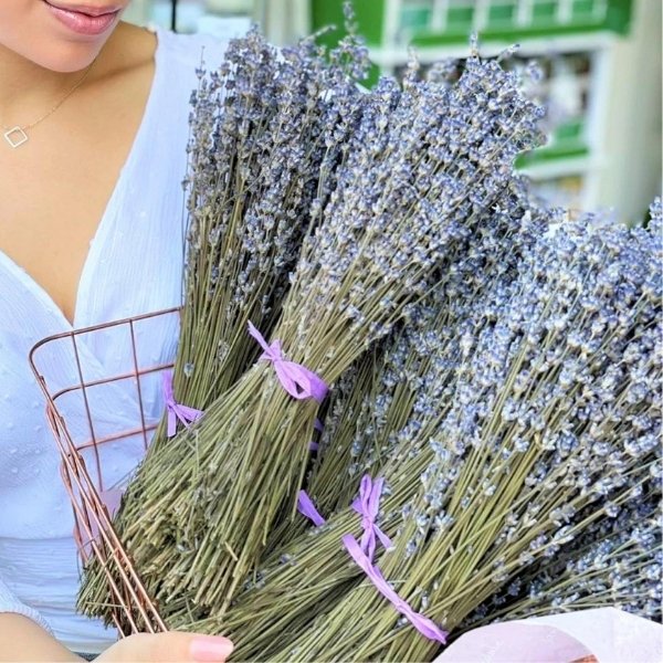 Dried Flowers Wedding: DIY - lavender bouquet