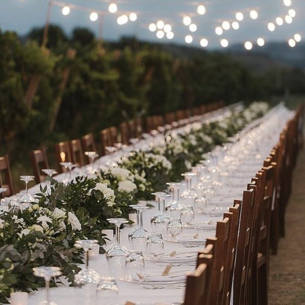 Wedding Reception Seating Configuration Ideas - long banquet