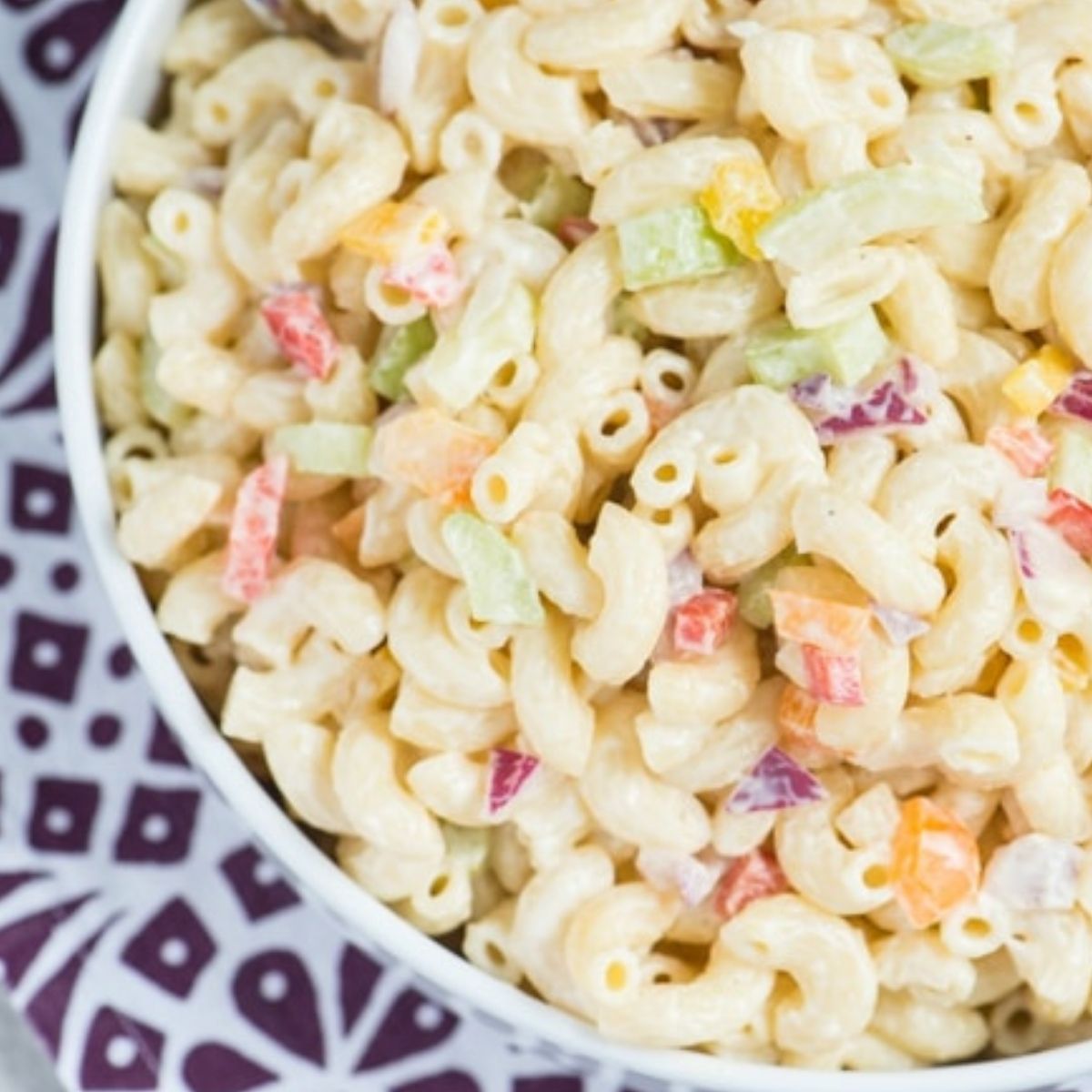 9. Vegan macaroni salad
