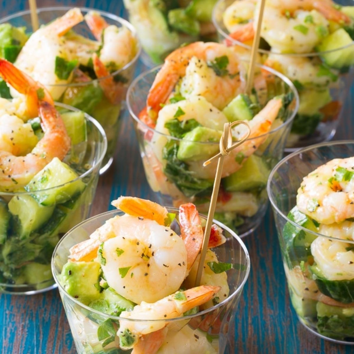 3. Garlic Lime Roasted Shrimp Salad - DIY Cocktail Micro Wedding