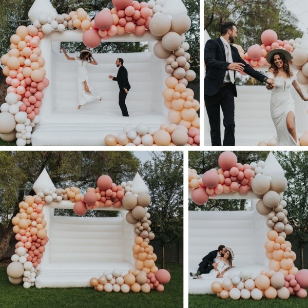 Cocktail Party Wedding Entertainment - bouncy castle