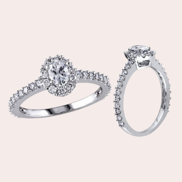 Top 5 Classic & Timeless Engagement Ring Guide - oval diamond frame