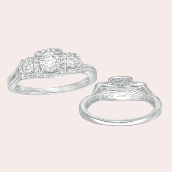 Top 5 Classic & Timeless Engagement Ring Guide - cushion frame split shank