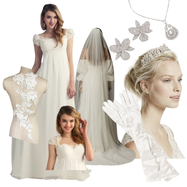 Bridgerton Inspired Wedding Style - daphne bridgerton fashion