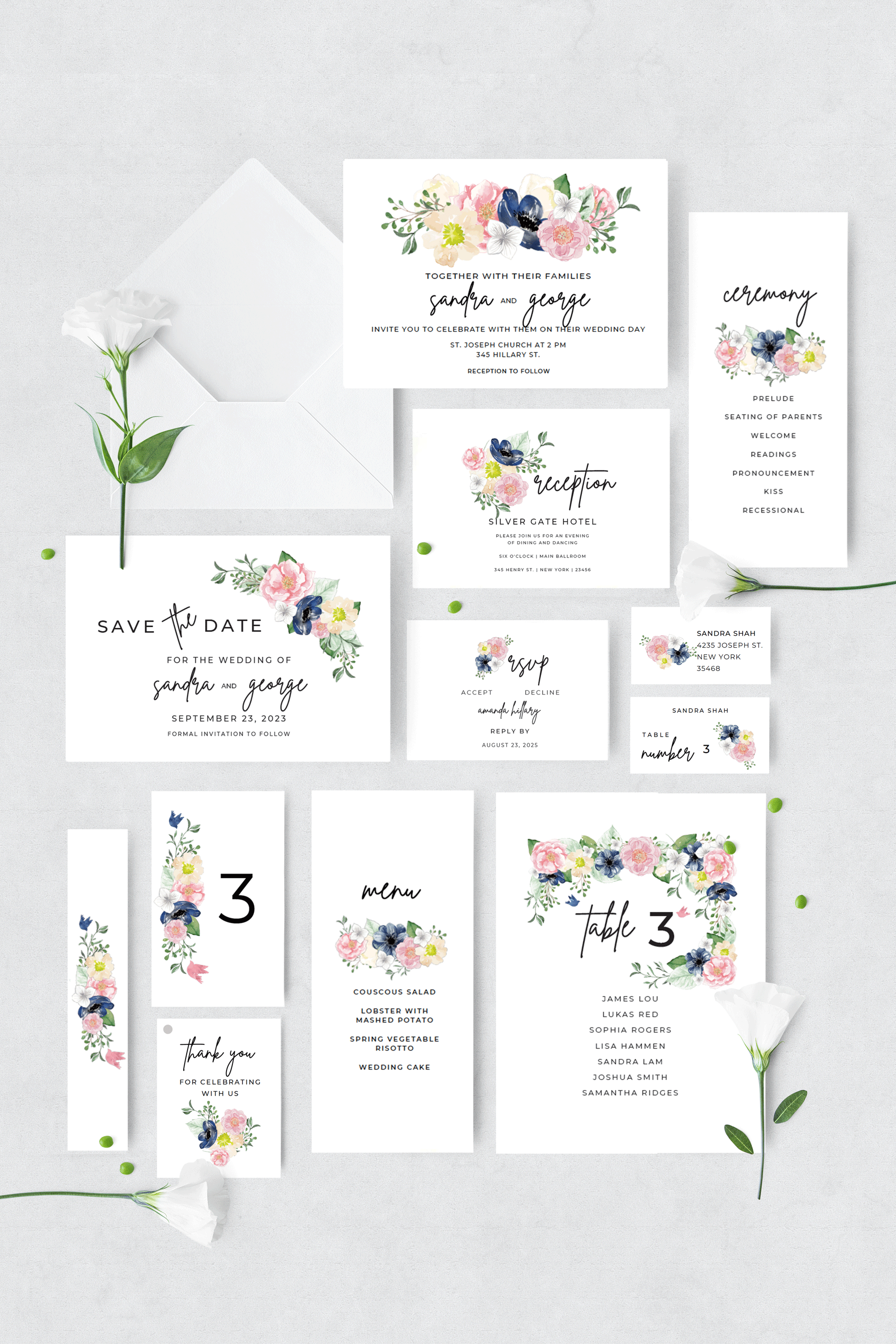 DIY Wedding Invitations: Canva Templates