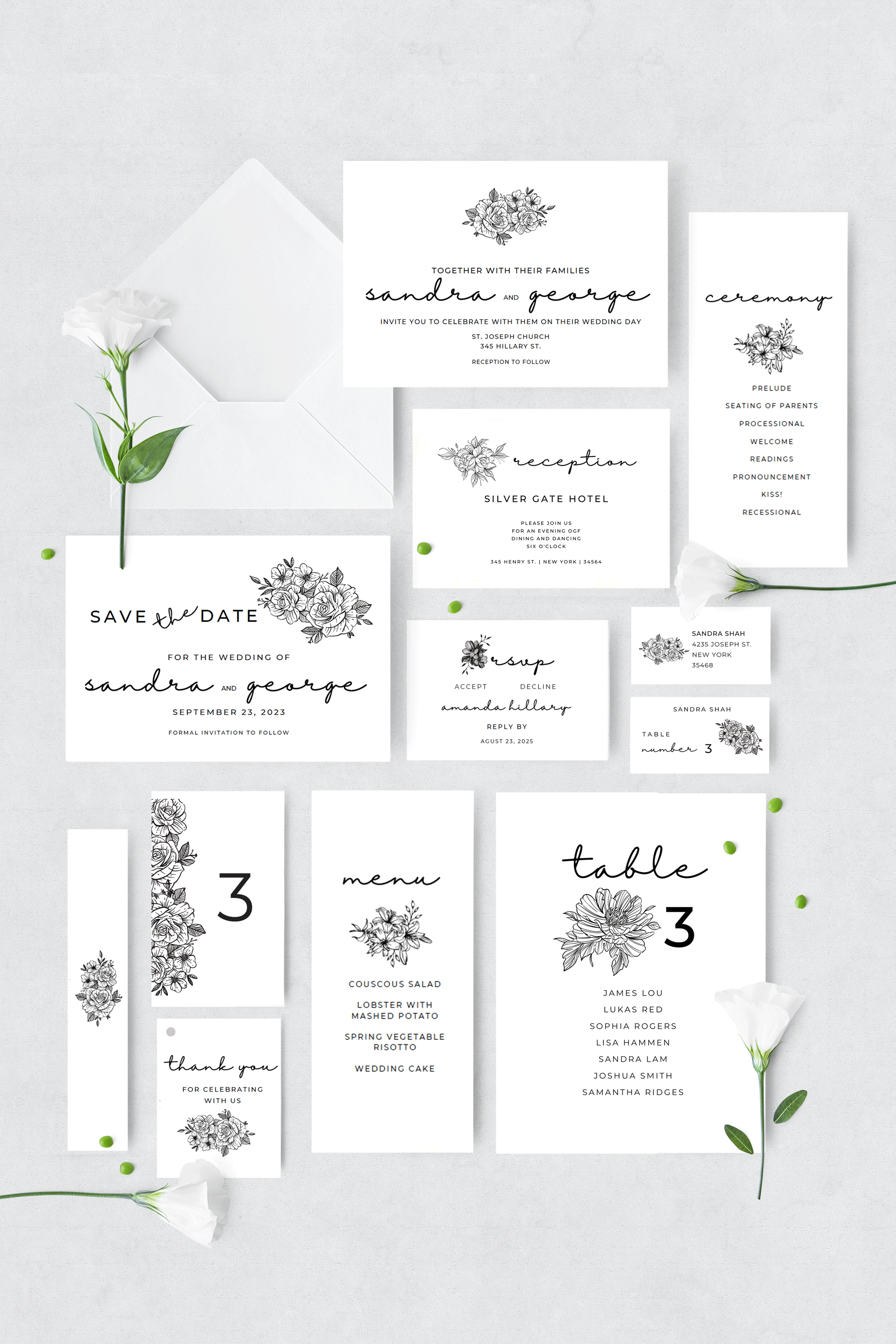 DIY Wedding Invitations: Canva Templates