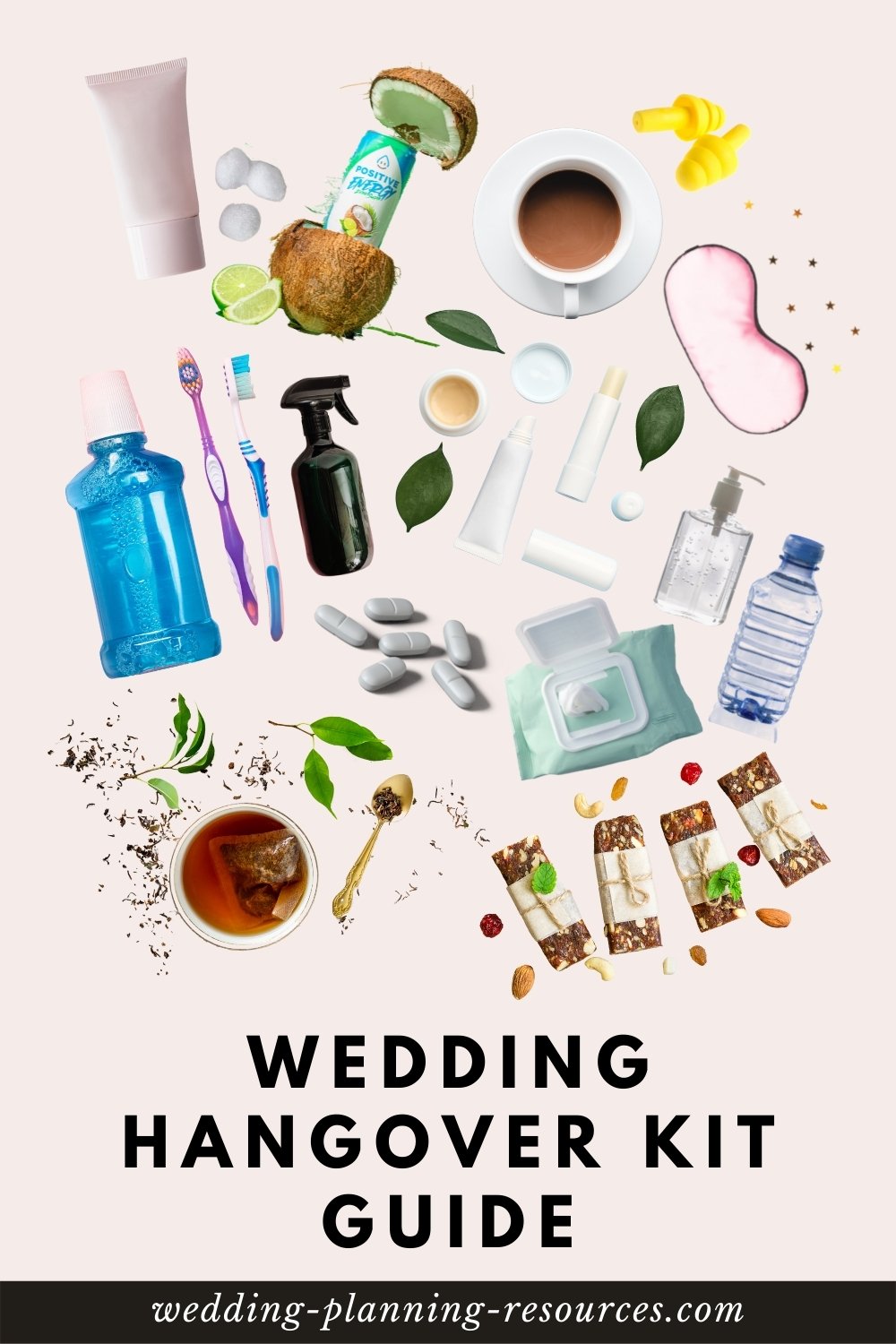 Destination wedding hangover kits for guests: earplugs, electrolytes, and  more! : r/weddingplanning