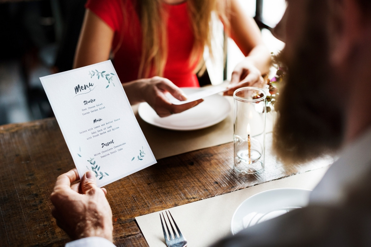 Is buffet tacky for a wedding? - menu