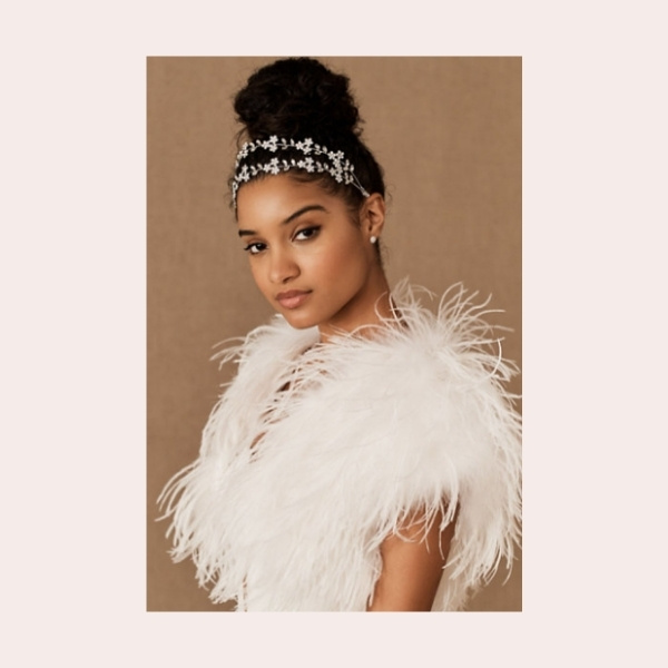(7) Ivers Headband | Delicate vines twist and turn for a romantic detail, adding a double dose of florals to your look. Wear as a headband or halo thanks to the addition of metallic ties.