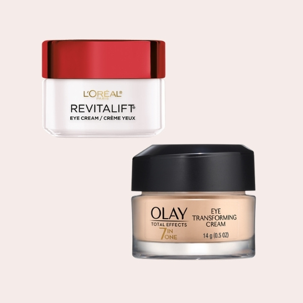 SAVE: L'Oreal Paris Anti-Wrinkle + Firming Eye Cream | Olay Total Effects Transforming Eye Cream