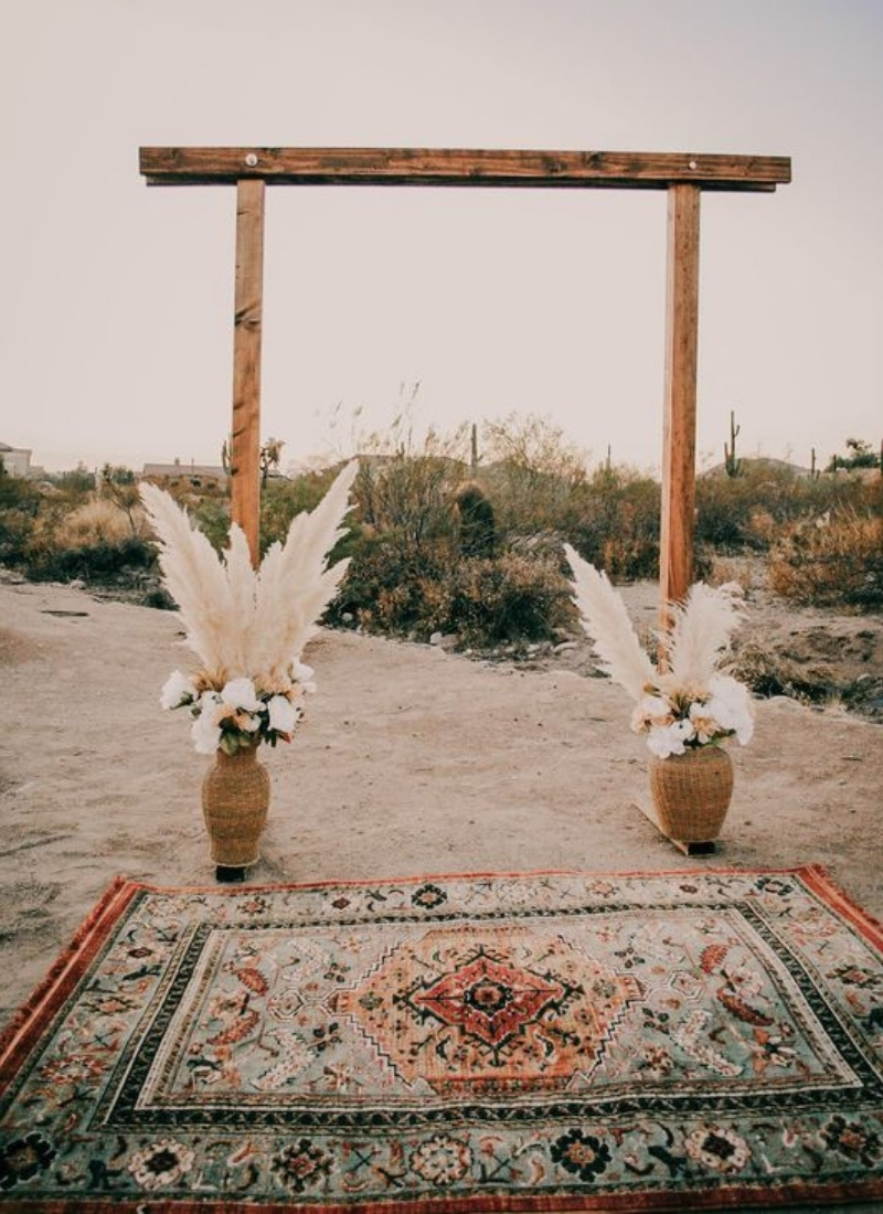 DIY Wedding Ceremony Arch- boho love