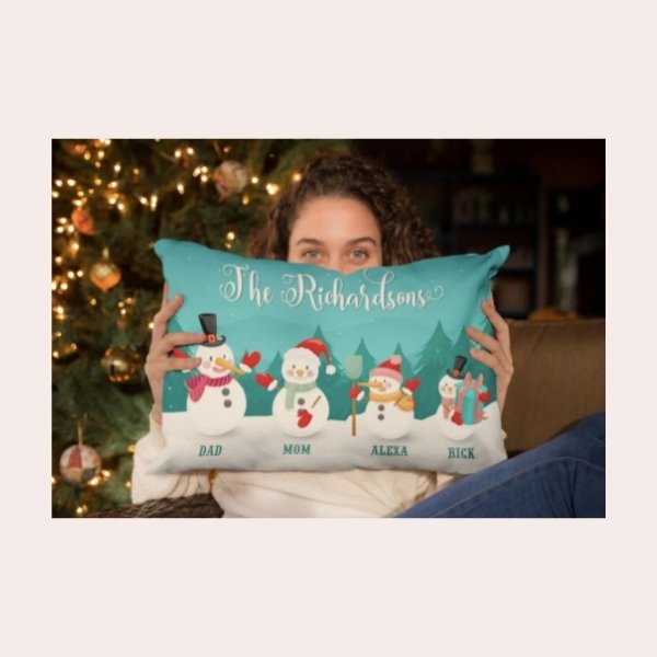 Cute Custom Christmas Gift Ideas Under $30 - pillow