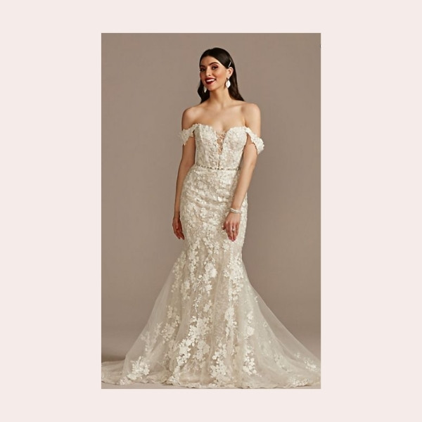 Wedding Dresses For Every Aesthetic: Splurge or Save - mermaid sleeve