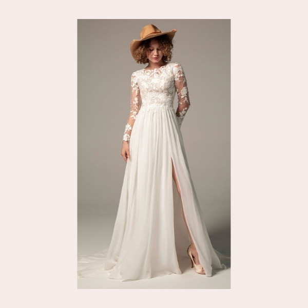 Wedding Dresses For Every Aesthetic: Splurge or Save - chiffon bohemian