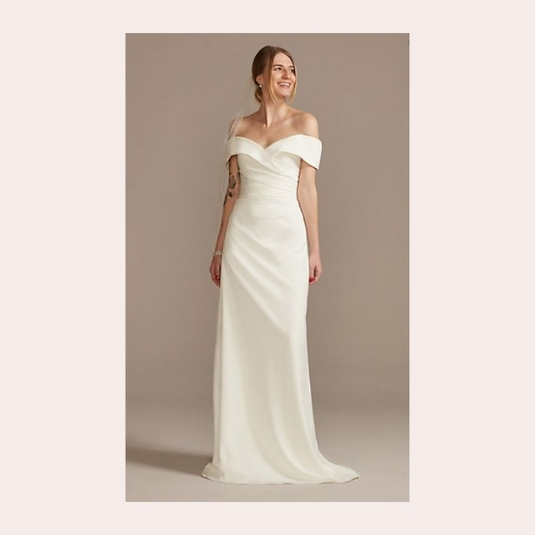 Off-shoulder wedding dresses - david's bridal - Wedding Dresses For Every Aesthetic