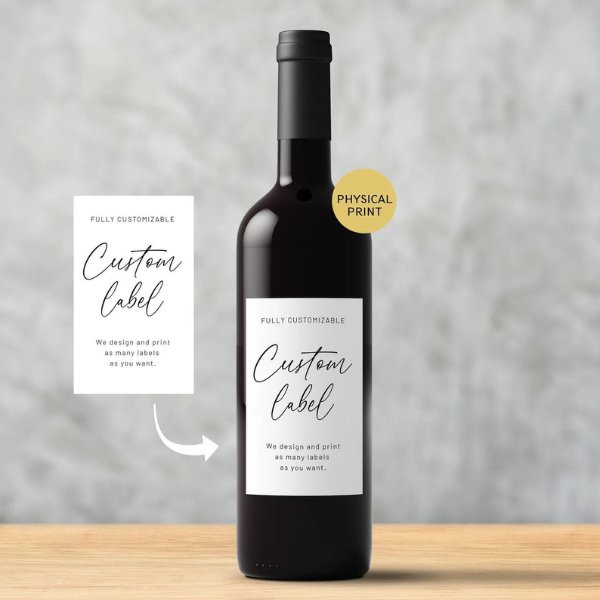 Personalized Christmas Gift Ideas Under $30 - wine bottle