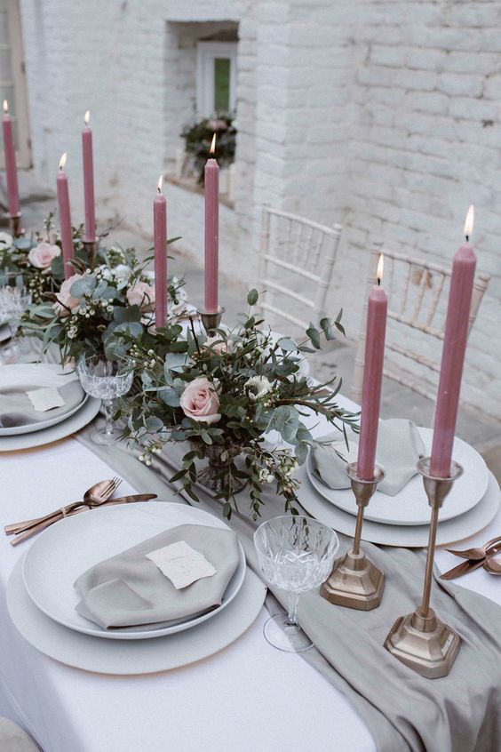 Rectangular Table Wedding Centerpiece Ideas. Easy + Elegant. Part 1.