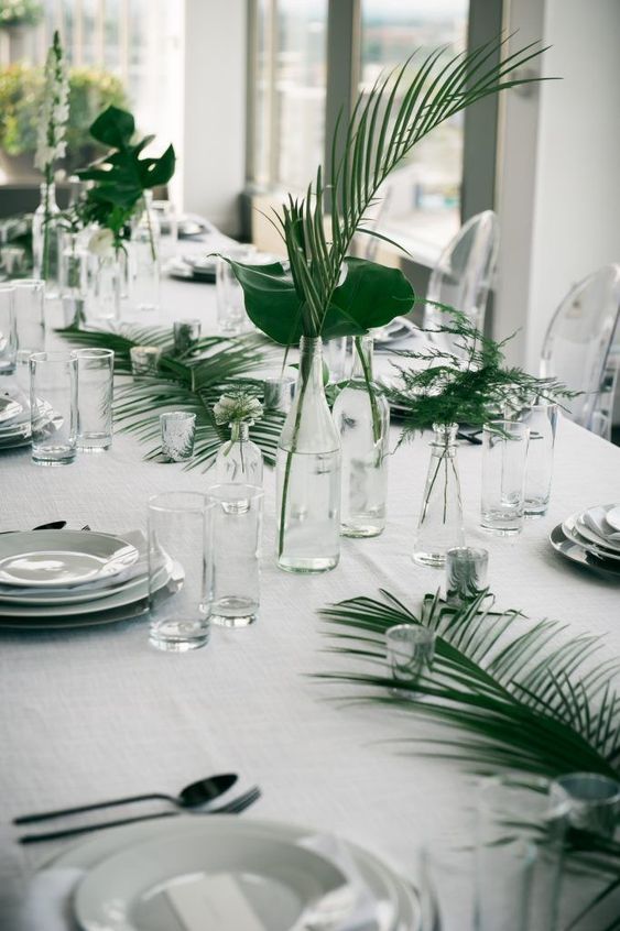 Rectangular Table Wedding Centerpiece Ideas. Easy + Elegant. Part 1.