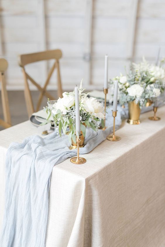 Rectangular Table Wedding Centerpiece Ideas. Easy + Elegant. Part 1.