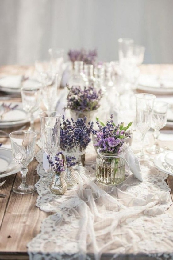 Easy + Elegant Rectangular Table Wedding Centerpiece Ideas.