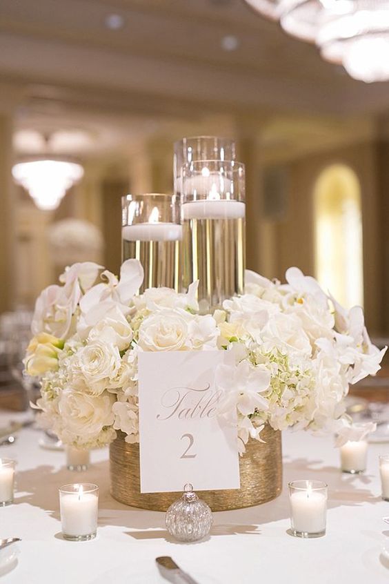 White Wedding Centerpiece Ideas: Classic & Elegant