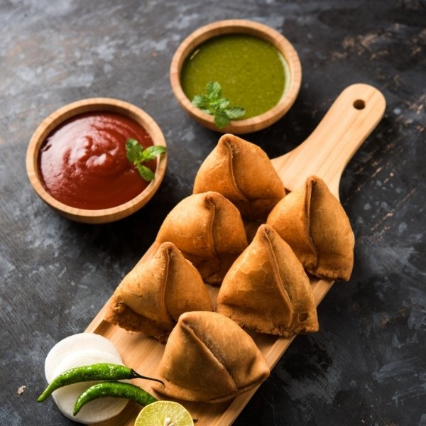 Wedding Cocktail Hour Appetizers - samosa