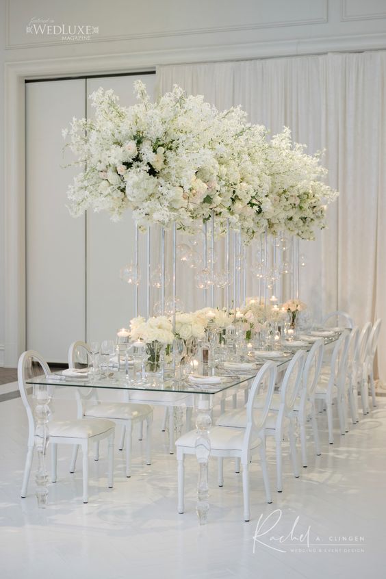 White Wedding Centerpiece Ideas: Classic & Elegant