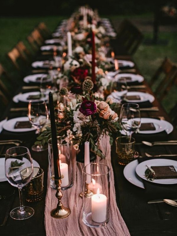 Jewel Toned Wedding Inspirations - centerpiece