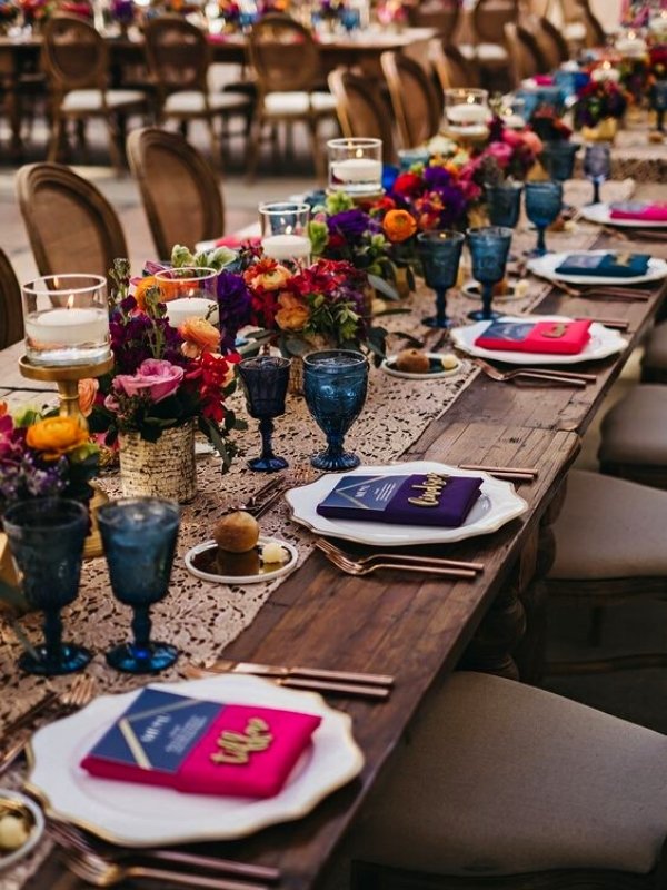 Jewel Toned Wedding Inspirations - colorful