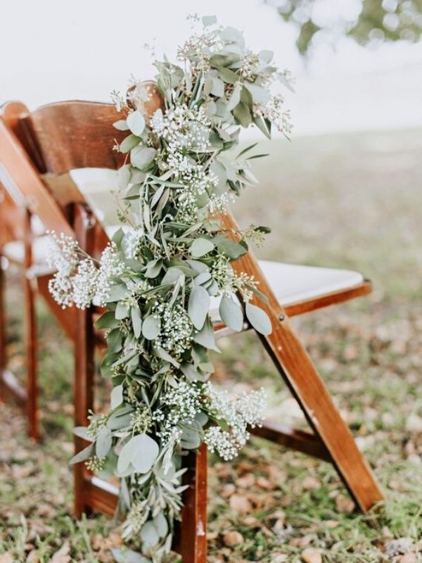 Sage Green Wedding Inspirations - ceremony chairs