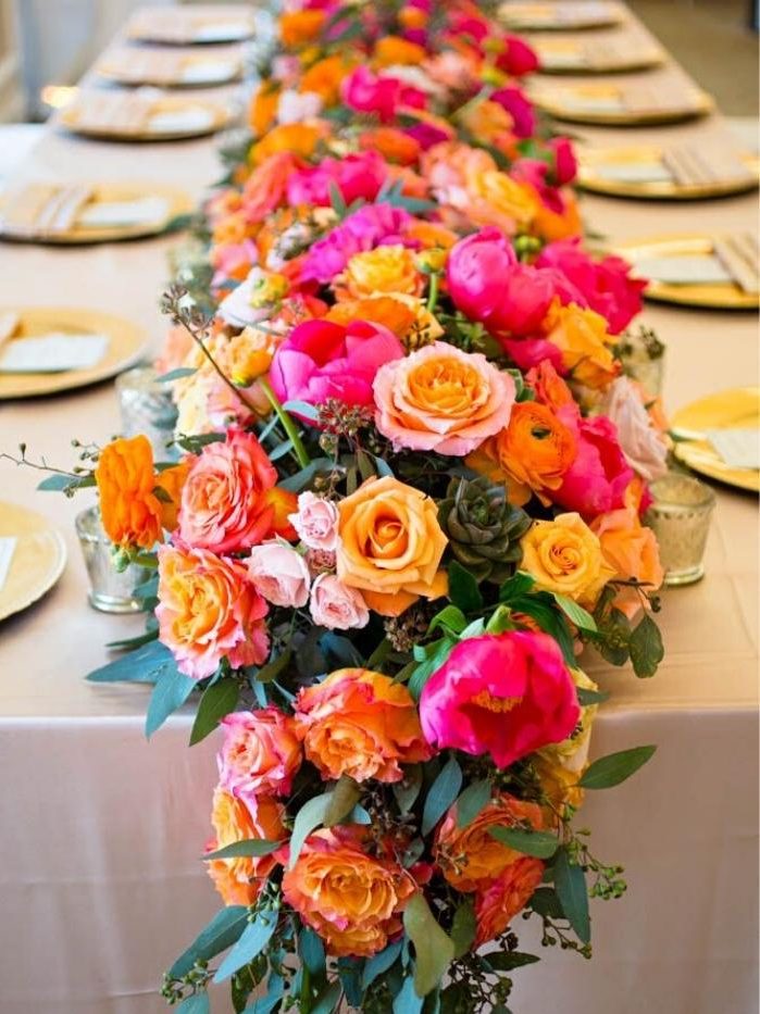 Bold + Bright Flower Centerpiece Ideas. Part 1.