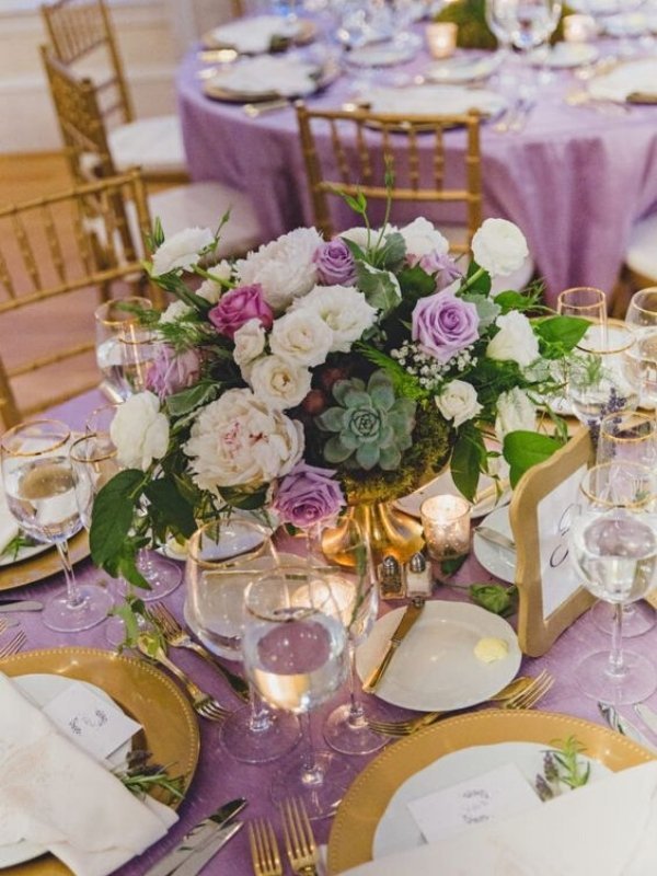 Lavender Lilac Wedding Ideas - linen