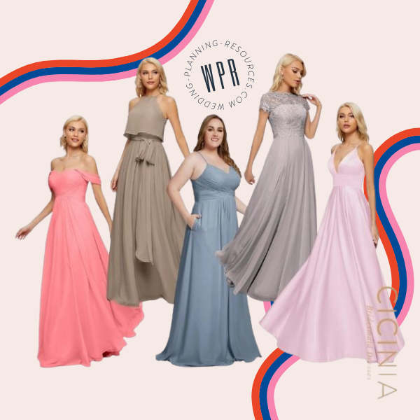 Mismatched Bridesmaids' Dresses: Tips and Advice