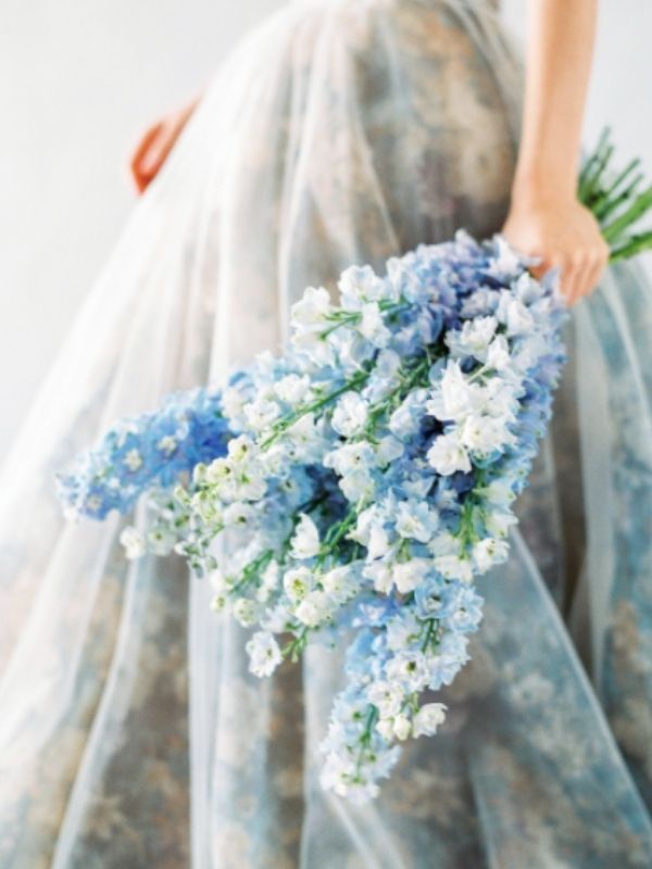 Powder Blue Wedding Inspirations - stock bouquet