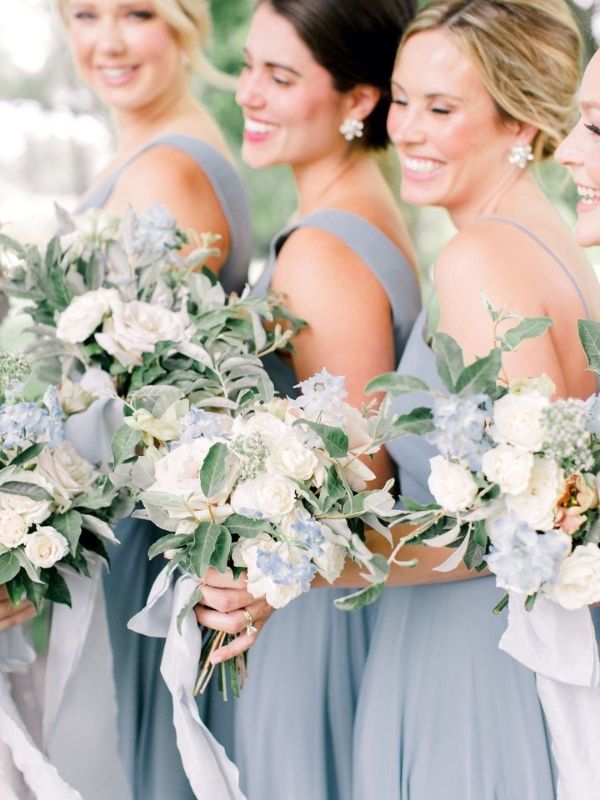 Powder Blue Wedding Inspirations - bouquets