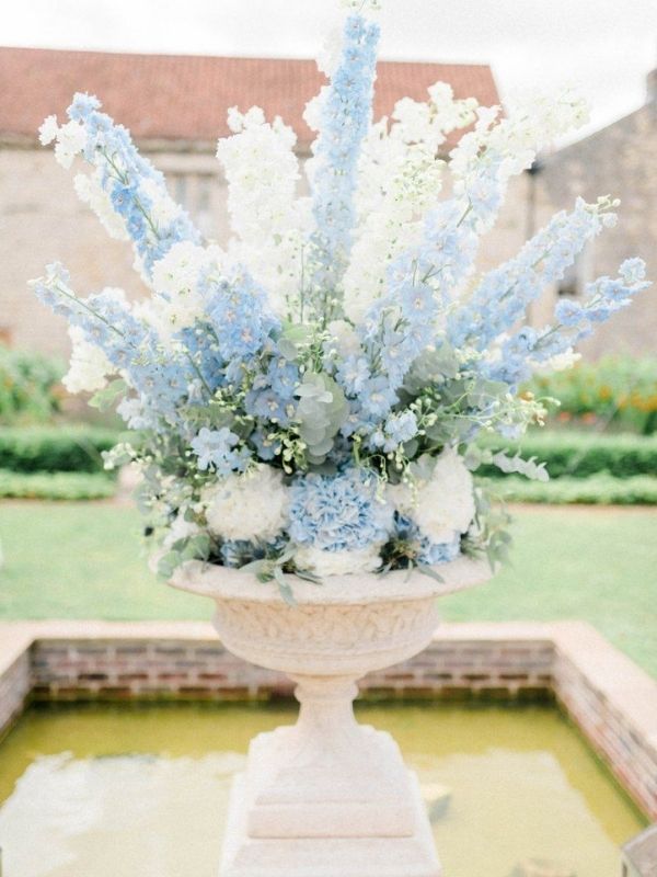 Powder Blue Wedding Inspirations. -wedding statement piece