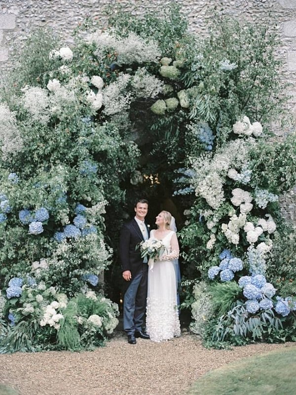 Powder Blue Wedding Inspirations - wedding arch