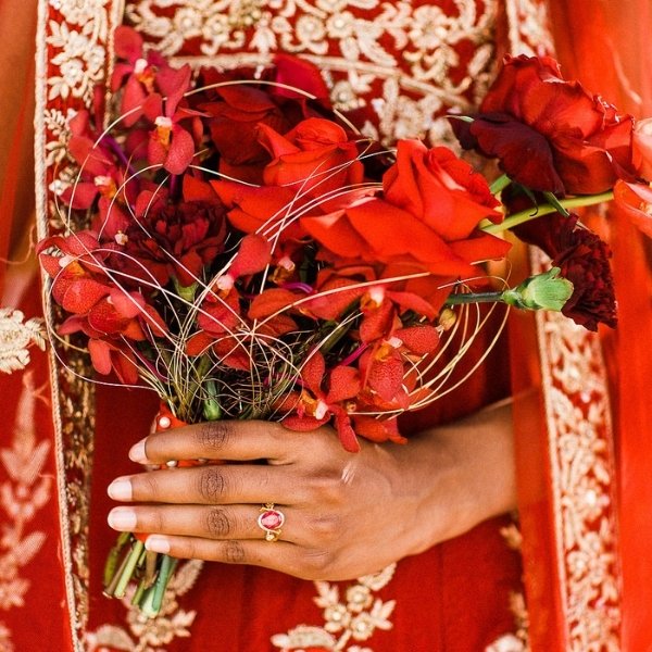 Red and Gold Wedding Inspirations