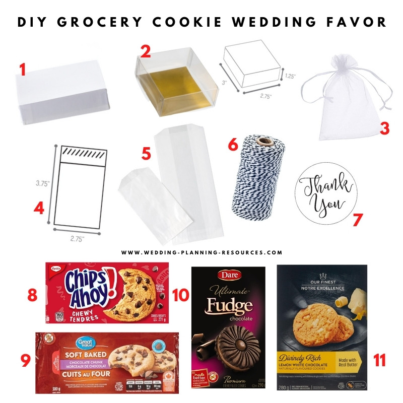 DIY Cookie Wedding Favor 