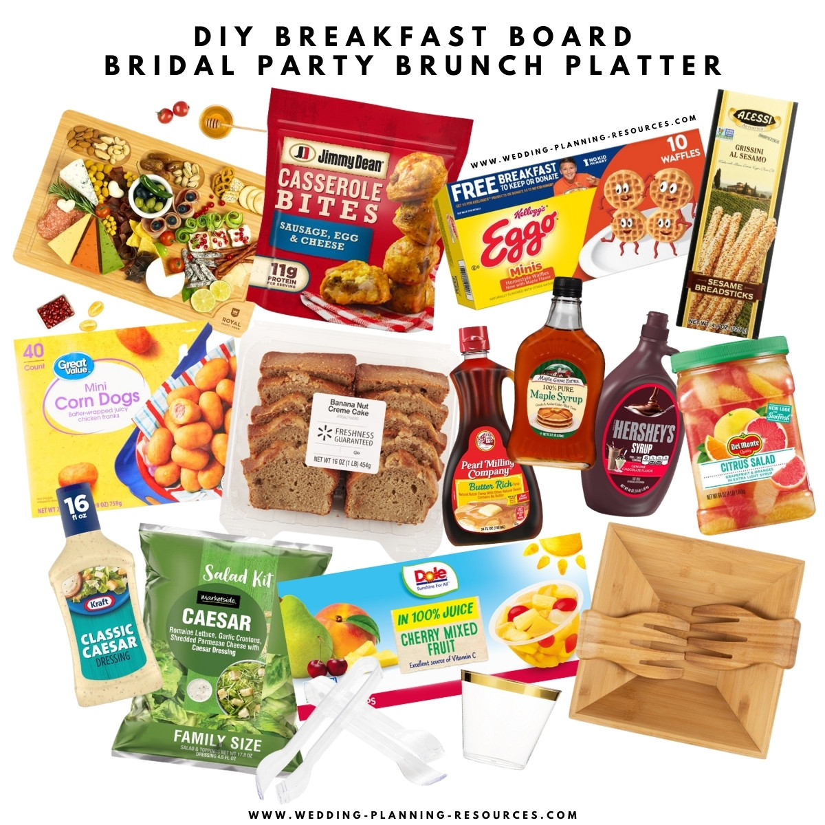 DIY Breakfast Board | Bridal Party Brunch Platter