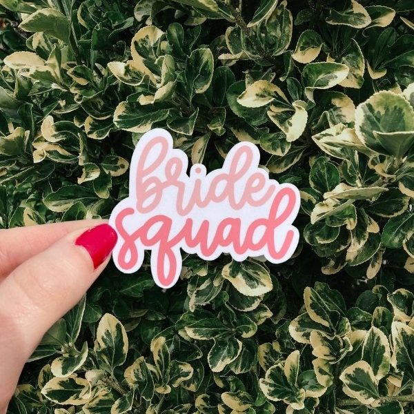 Sticker - Bridal Party Squad