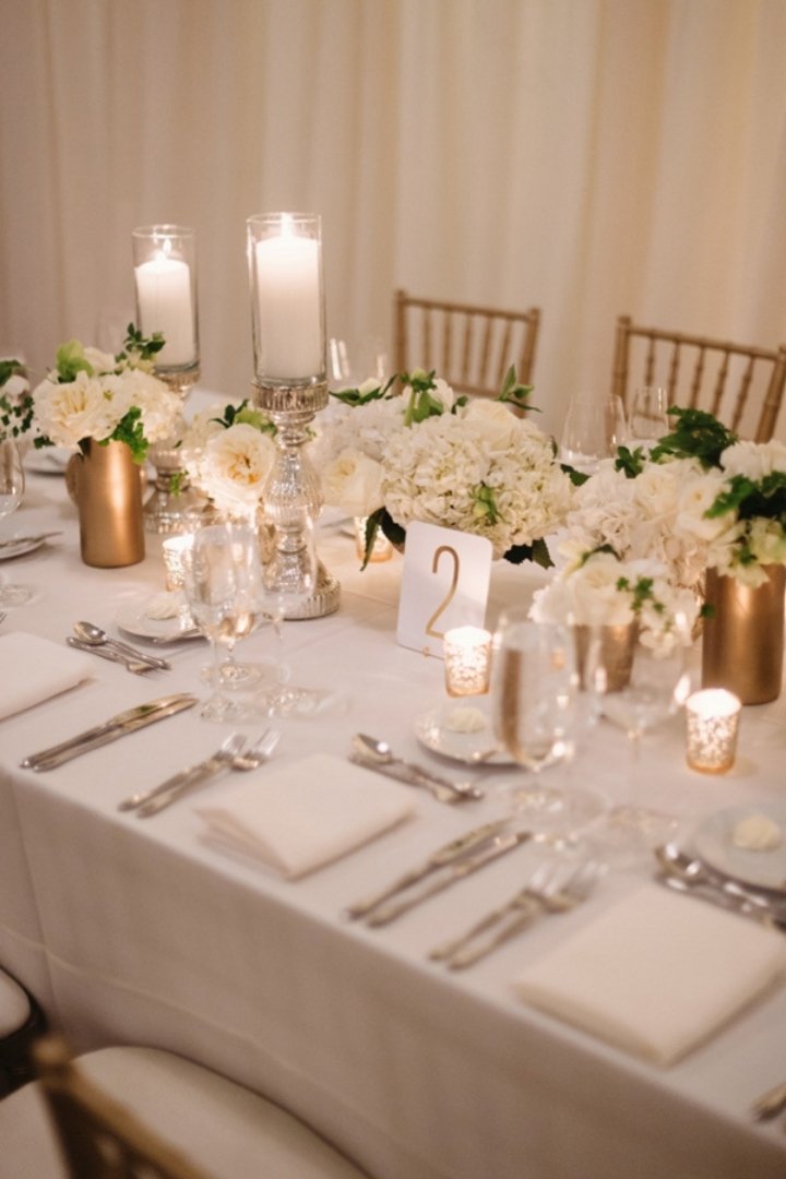 Gold and White Wedding Decor Inspiration