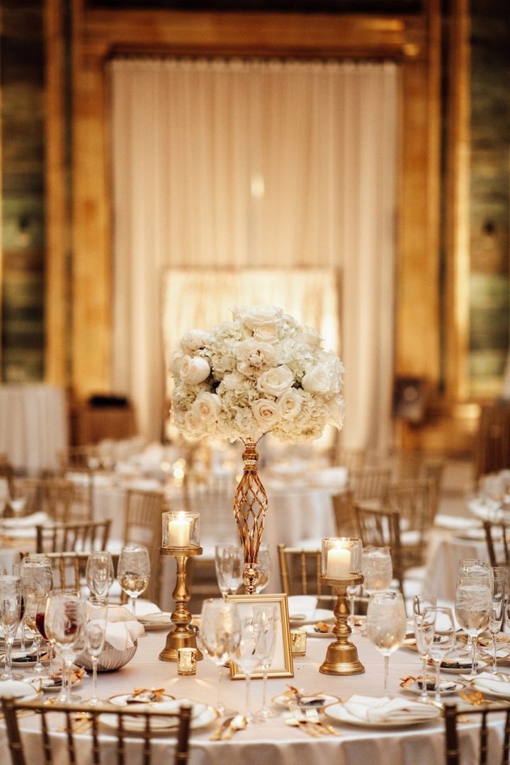 Gold and White Wedding Decor Inspiration