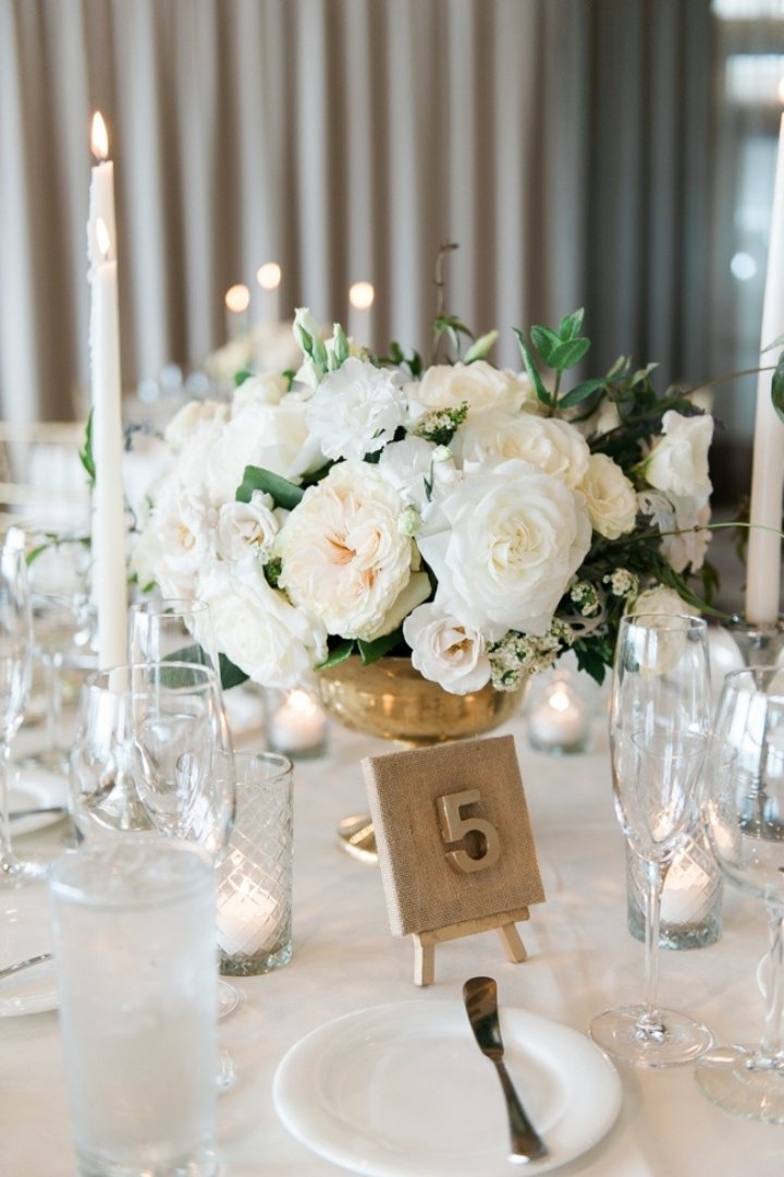 Gold and White Wedding Decor Inspiration