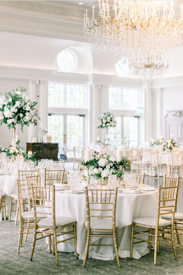 Gold and White Wedding Decor Inspiration