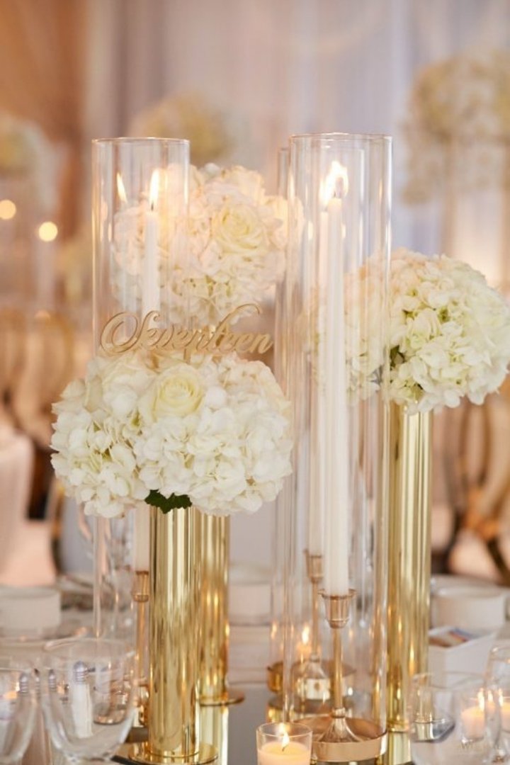 Gold and White Wedding Decor Inspiration